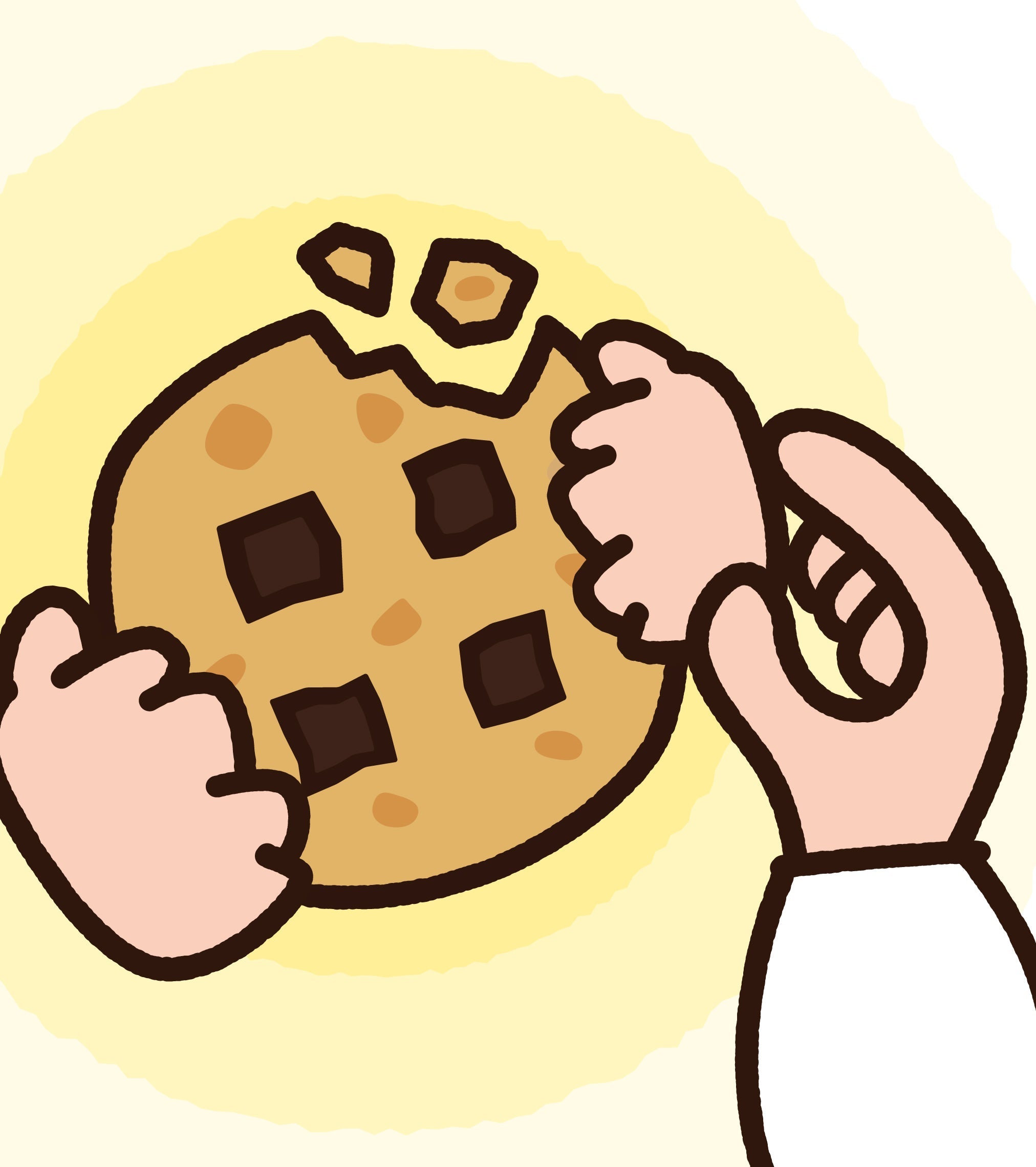 わたしにもチョコっとええか